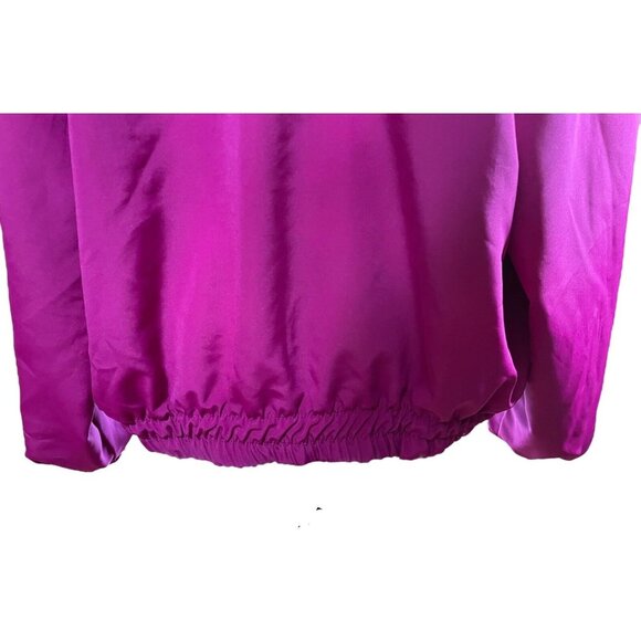 American Designer Styles ADS Womens Reversible Full Zip Bomber Jacket Size Small - Picture 11 of 16